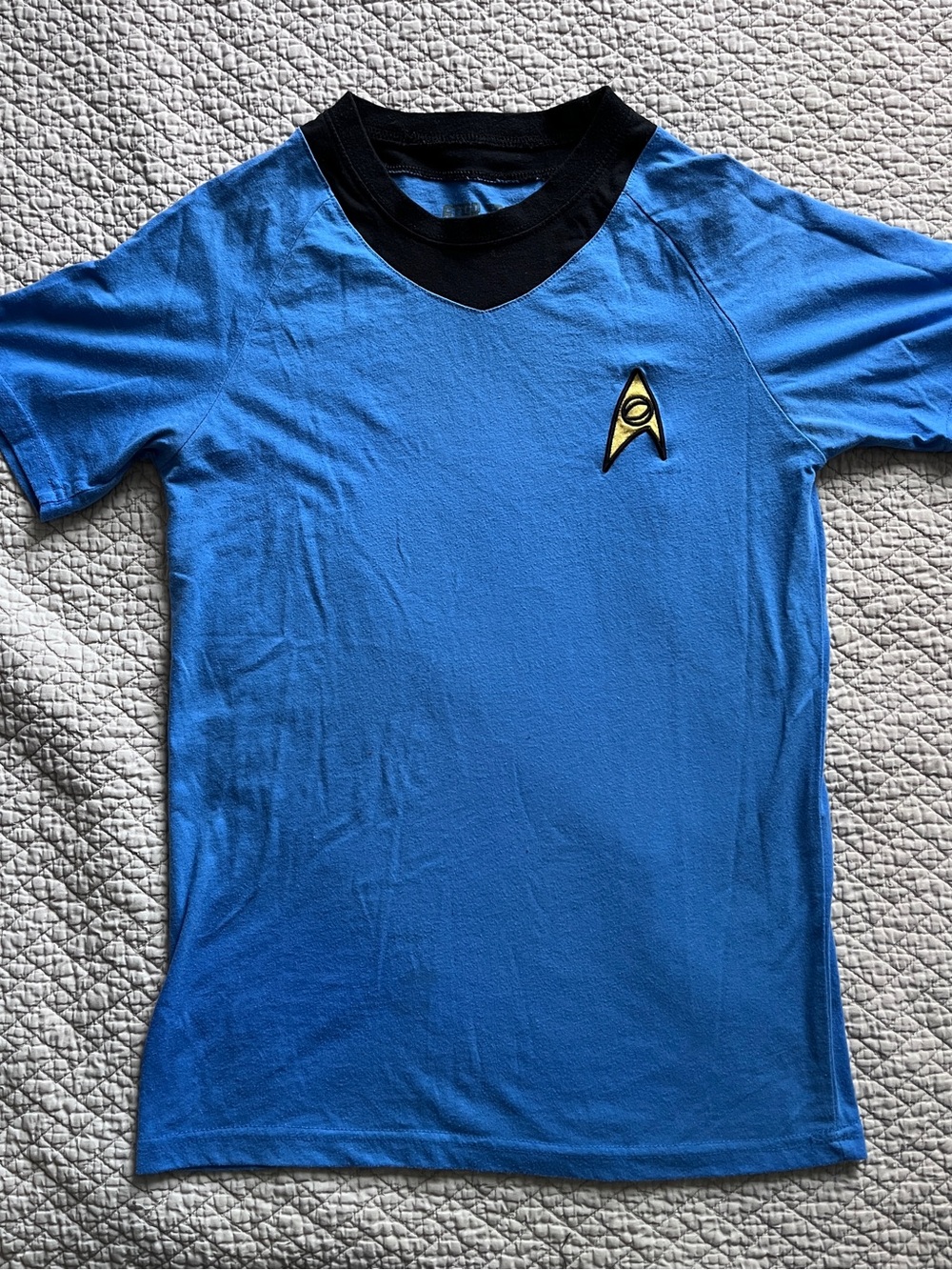 Star Trek Science Division Blue Tee with Delta Badge